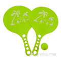 PS material beach racket of customized logo and color